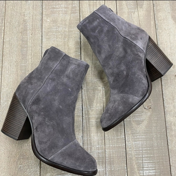 Rag & Bone Ashby Granite Suede Ankle Boot 10 nwt - Picture 2 of 6